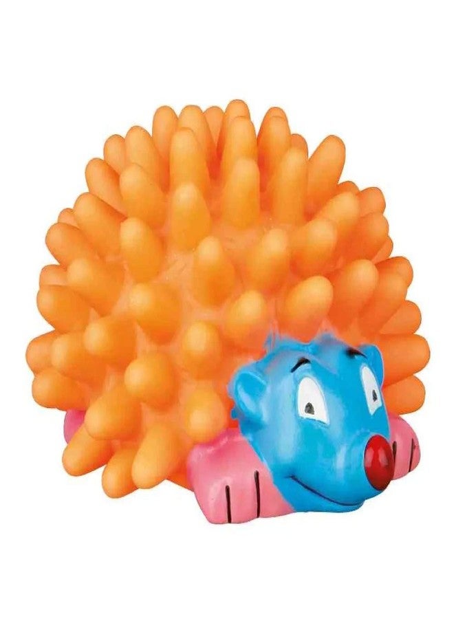 Western Era Playful Procupine Squeaky Toy for Playtime of Cute Friend of Natural Rubber for Dog/ Puppy/ Kitten/ Cat (Orange) - Image 4